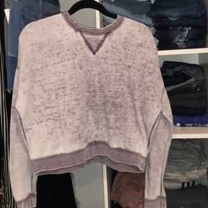 Cropped sweatshirt
